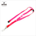 Customized Plastic Zipper Lanyard with PVC Puller